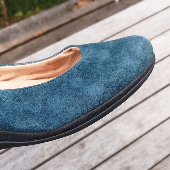 Nurture suede slip-on wedges - Picture 6 of 13